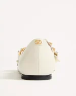Valentino Mary-Jane Bowow Ballerina In Kidskin With Studs - Image 2